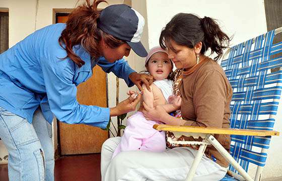​Salud recuerda a las familias vacunar contra la gripe a niños de 6 meses hasta 2 años