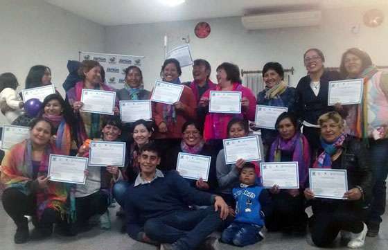 Mujeres del Valle de Lerma finalizaron con el proyecto de capacitación nosotras queremos y podemos
