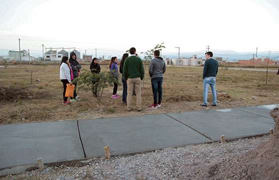 Obras del Área Metropolitana en barrio Estación Alvarado