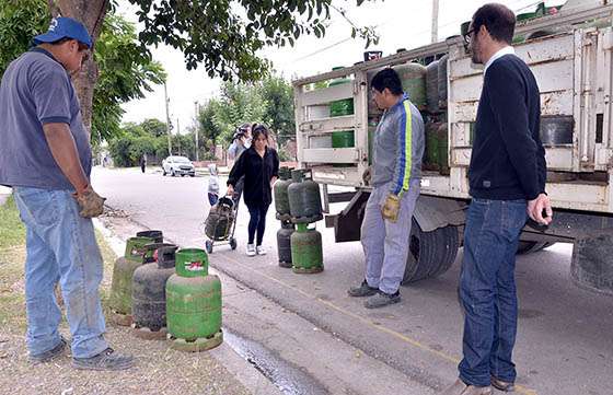 Cronograma semanal de venta de la garrafa social en Capital