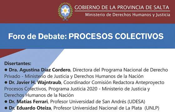 Debate sobre jurisprudencia en materia de Procesos Colectivos