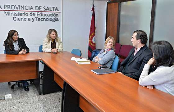 La ministra Berruezo recibió a representantes de Pan American Energy