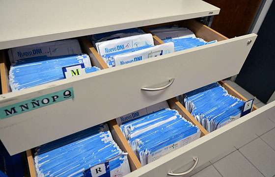 En el Registro Civil hay 3.690 DNI sin retirar