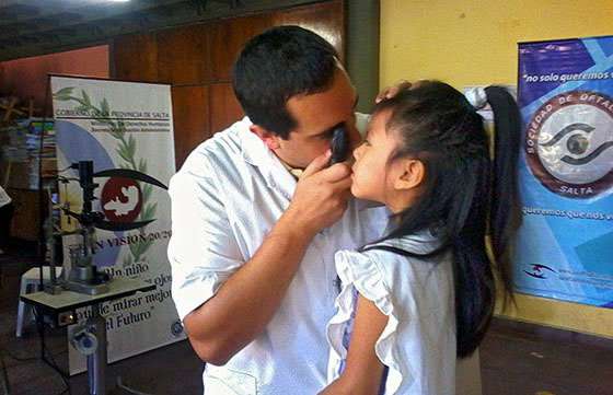 Se evaluó la visión de niños en edad escolar del departamento Cachi