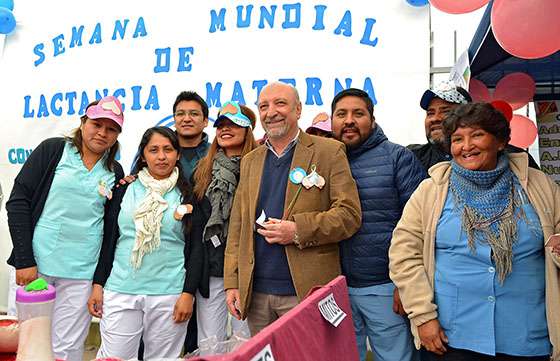 Con diversas actividades comenzó la Semana Mundial de la Lactancia Materna