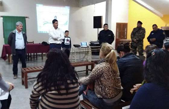 Expusieron sobre el trabajo de seguridad en Ballivi​á​n
