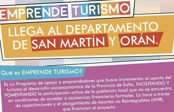 Continúa la 3º Convocatoria del programa Emprende Turismo