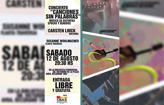 Concierto del Dúo Ascolto en la Biblioteca Provincial