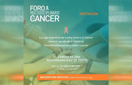 El ministro Mascarello disertará en el Foro Multidisciplinario sobre Cáncer