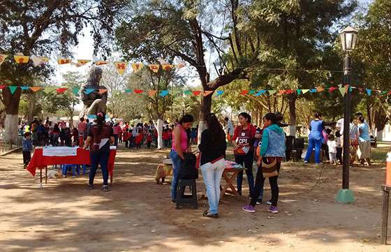 Madres del Centro de Primera Infancia de Morillo participaron con stands en la feria comunitaria