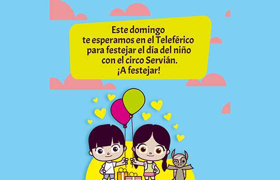 Los niños podrán disfrutar su día en el Teleférico San Bernardo