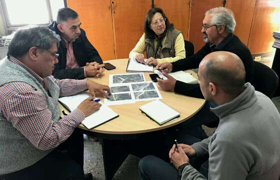 Coordinan la determinación de la línea de ribera del río La Caldera para el Acueducto Norte