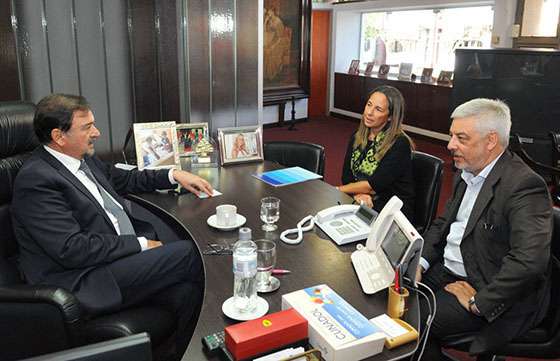 El Vicegobernador recibió a autoridades de BBVA Francés