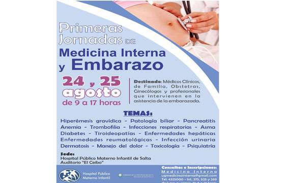 Comenzaron las Jornadas de Medicina Interna y Embarazo