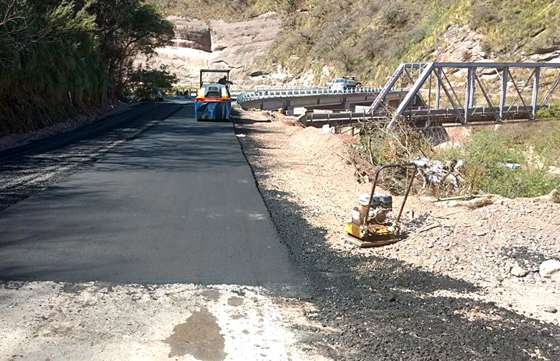 Está próximo a finalizar el primer tramo de la ruta 33