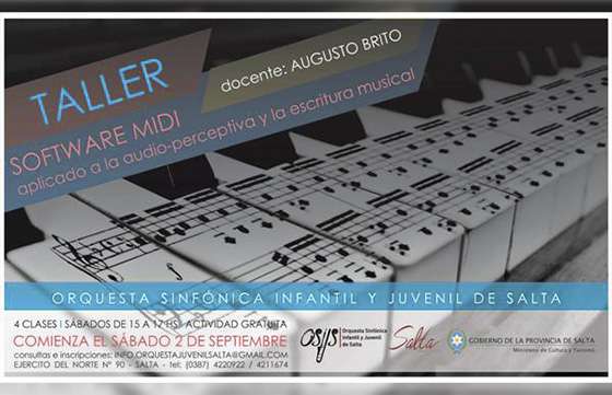 Taller de Software Midi  para la ejercitación y la escritura musical
