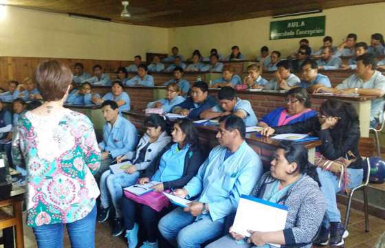 Personal sanitario del norte provincial se capacita en salud materno-infantil