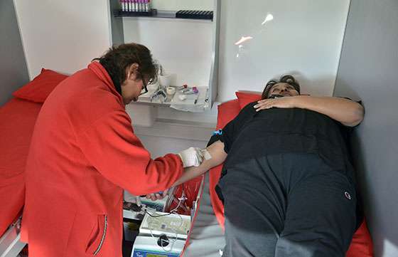Colectas de sangre del Centro Regional de Hemoterapia