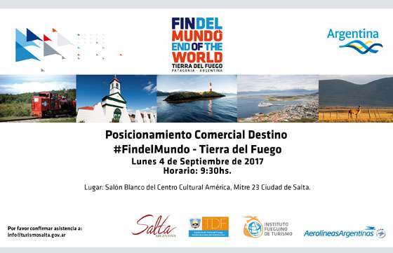 Tierra del ​F​uego promocionará su oferta turística en Salta