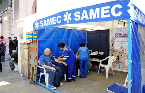 El SAMEC reforzará la atención durante la Novena del Milagro