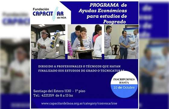 Está abierta la convocatoria del programa Ayudas Económicas para estudios de posgrado