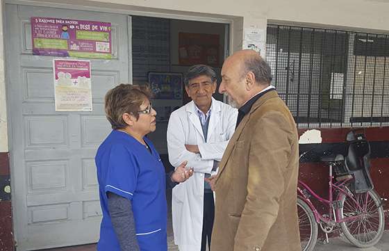 Prosiguen las visitas del ministro Mascarello a los centros de salud en Capital