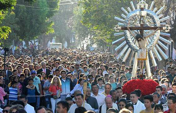El vicegobernador Isa participó en el Milagrito en Campo Santo