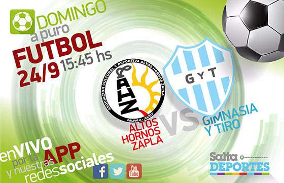 El fútbol salteño se puede seguir en directo por la App Salta Deportes