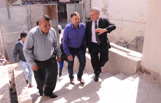 El Vicegobernador recorrió el futuro Centro de Formación Profesional para Peluqueros