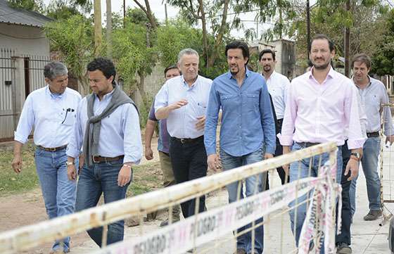Funcionarios provinciales supervisaron obras del Plan Bicentenario en Aguaray