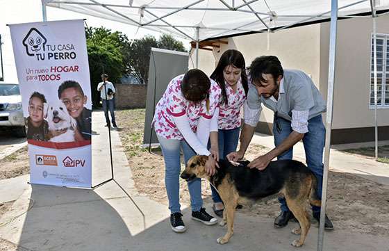 En Joaquín V. González desarrollaron el programa Tu casa tu perro
