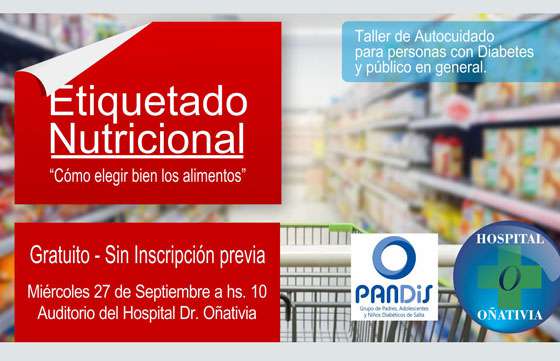 Taller de autocuidado para personas con diabetes en el Hospital Oñativia