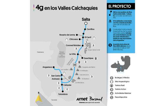 Se inaugurará en Cafayate una  red de conectividad de internet a alta velocidad