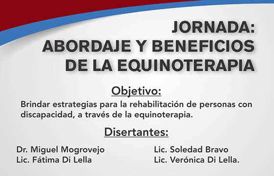 Jornada de capacitación en abordaje y beneficio de la equinoterapia