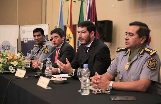 El ministro de Seguridad destacó la importancia de las políticas articuladas con países de la región
