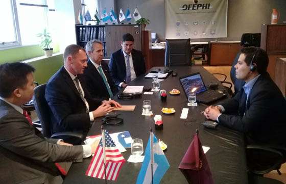 Representantes del Departamento de Energía de Estados Unidos interesados por las exploraciones que se realizan Salta