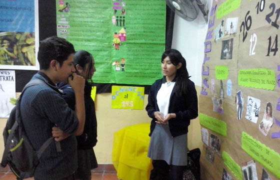 Estudiantes de la escuela de comercio Dr. Victorino de la Plaza se comprometieron en prevenir la trata de personas