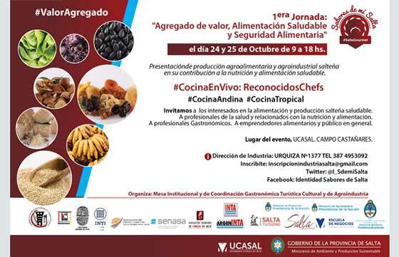 Jornadas de Agroindustria, Seguridad Alimentaria y Alimentación Saludable