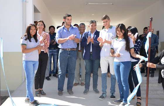 Inauguraron obras en la escuela técnica N°3108 de Rosario de Lerma