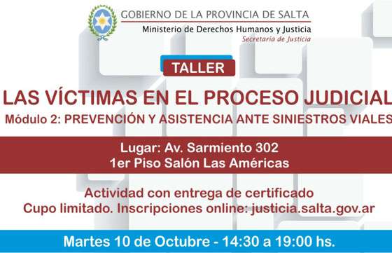 Capacitación sobre las víctimas en el proceso judicial