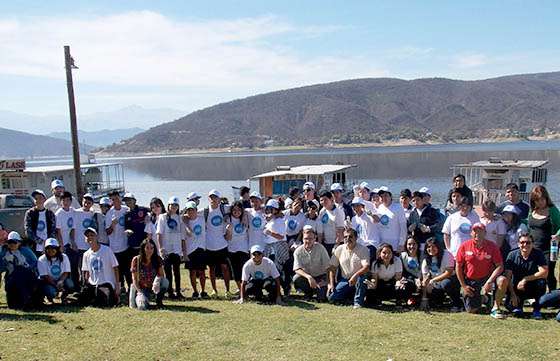 Más de cien voluntarios limpiaron el dique Cabra Corral
