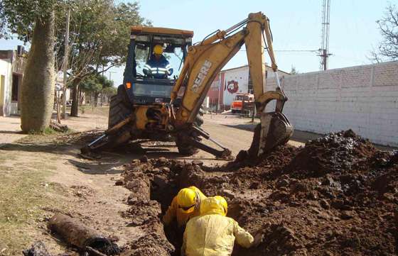Se realizaron mejoras en el servicio de desagües cloacales en Aguas Blancas