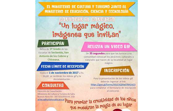 Inscriben para el concurso escolar Un Lugar Mágico