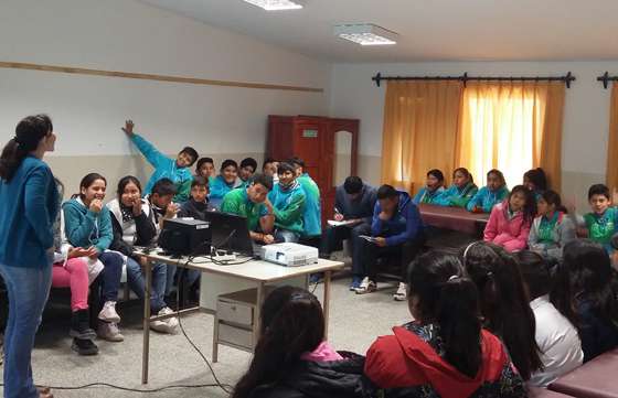 Adolescentes de la localidad de San Luis fueron sensibilizados en prevención contra Grooming