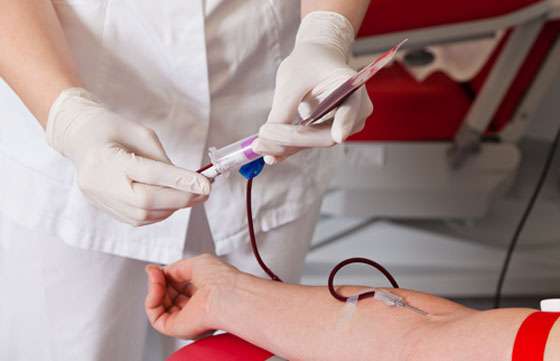 Colecta de sangre en el hospital Papa Francisco