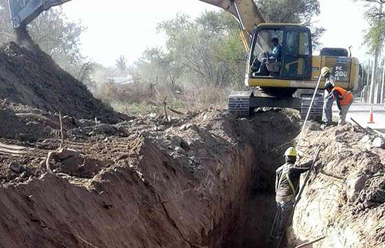 Avanza la obra de la colectora máxima que beneficiará a 240 mil personas