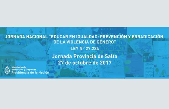 Jornada nacional de educar en igualdad, prevención y erradicación de violencia de género
