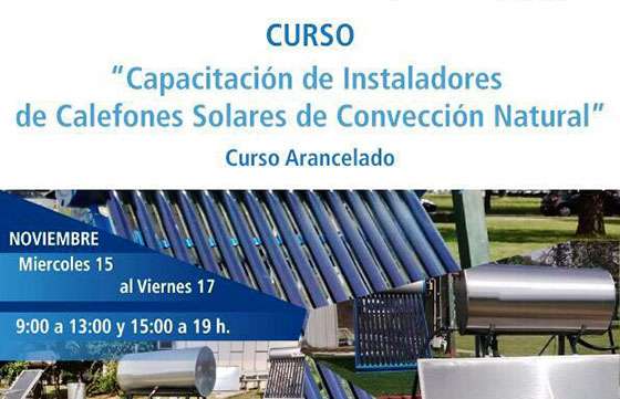 Capacitarán a instaladores de calefones solares en Cafayate