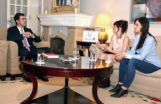 Urtubey recibió a Mercedes D´Alessandro, autora del libro Economía Feminista