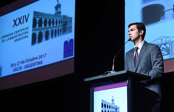 Urtubey participó en el acto de apertura de las Jornadas Científicas de la Magistratura Argentina